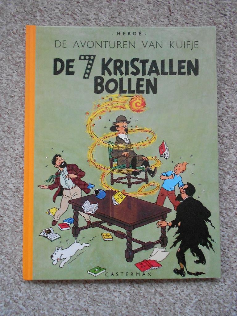 Kuifje -De 7 Kristallen Bollen -hardc facsimile 1e druk 2001, Boeken, Eén stripboek, Nieuw, Ophalen of Verzenden, Herge