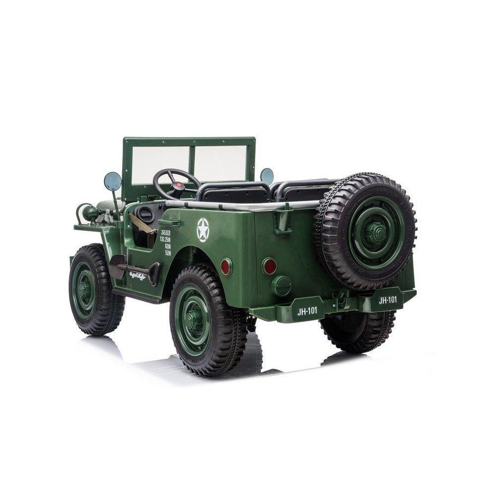 Voiture électrique enfant Jeep WILLYS 4x4 • 24V 7Ah • LUXE, Enlèvement, Neuf