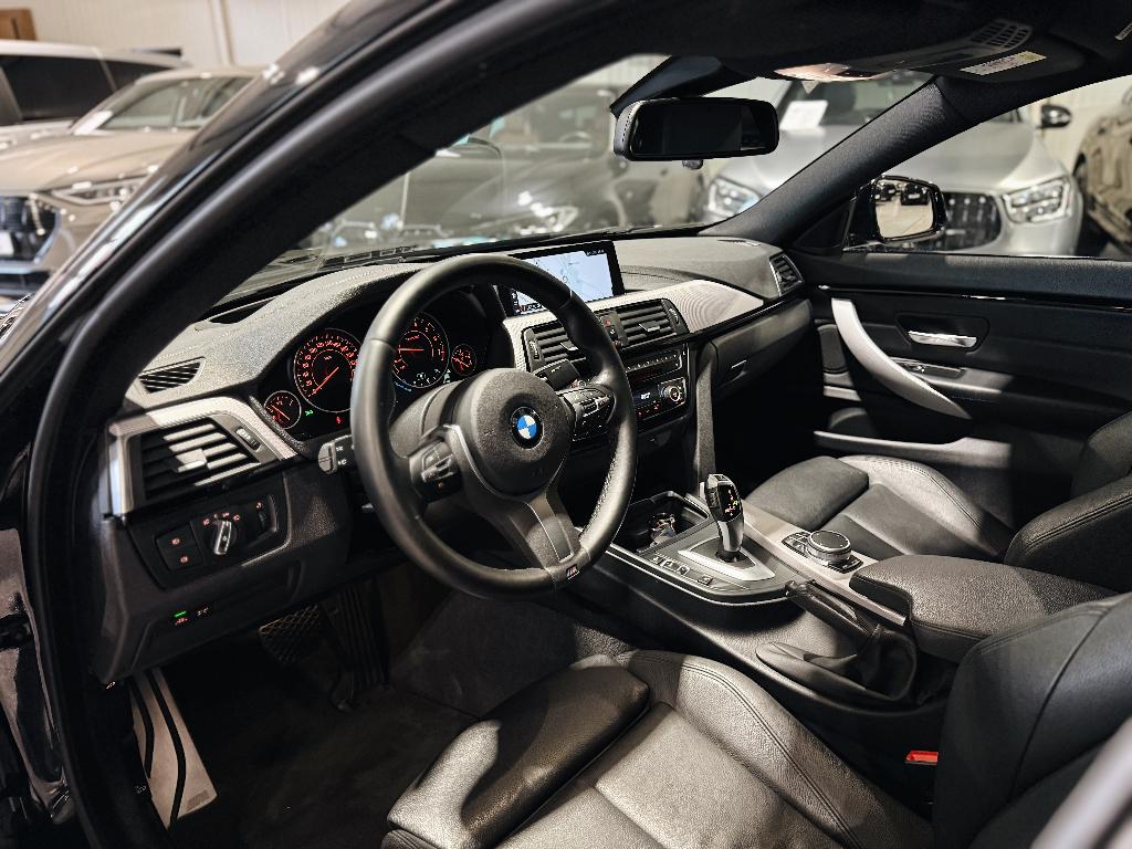 BMW 418iA Gran Coupé M-Sport - 12 Mnd Garantie, Auto's, Achterwielaandrijving, Zwart, Leder, 5 zetels