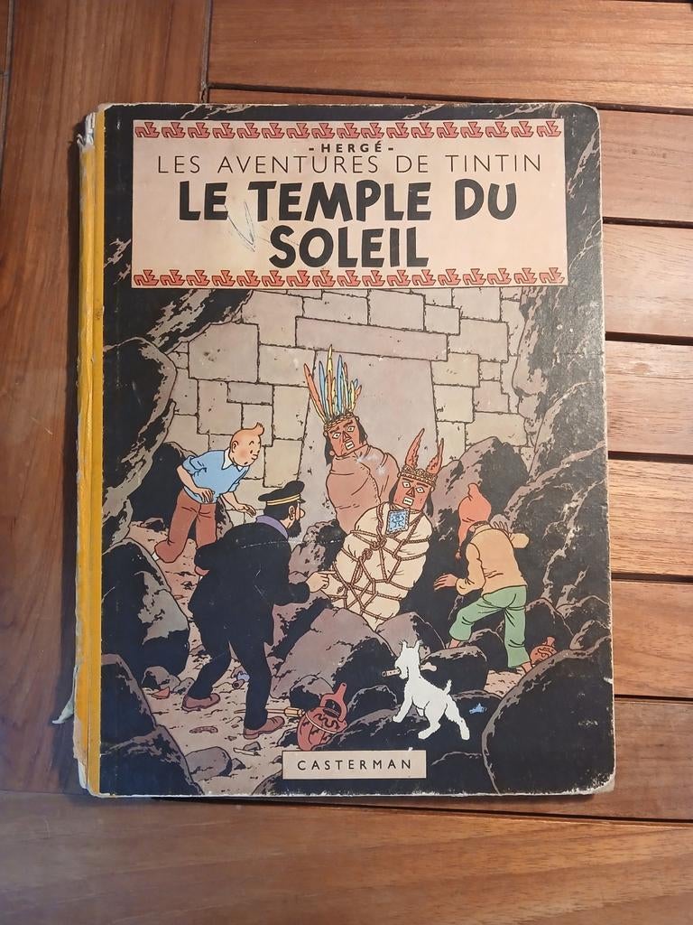 BD Tintin le Temple du soleil E.O de 1949, Enlèvement ou Envoi, Une BD, Utilisé, HERGE