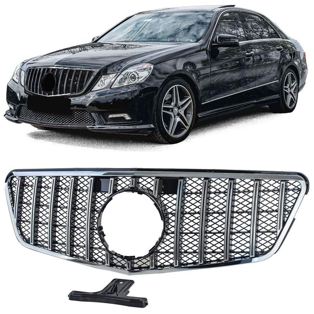 Grill Zwart Chrome Voor Mercedes E Klasse W212 S212, Verzenden