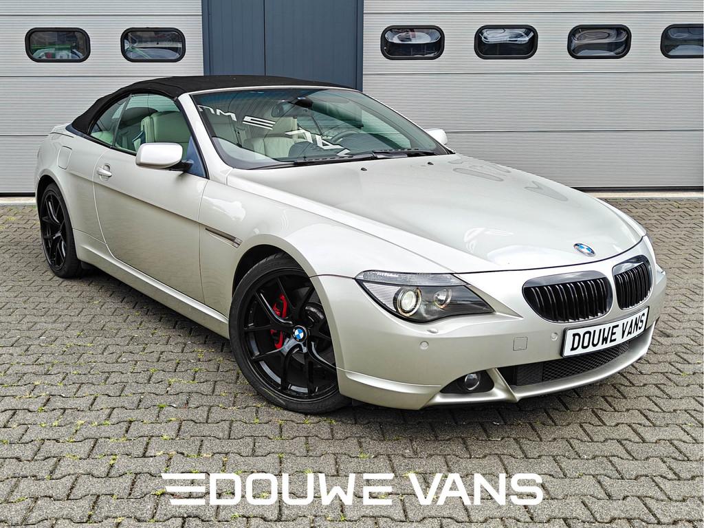 BMW 6 Serie 650 CI 6-serie 650i Cabrio 4.8 V8 367PK Youngtim, Auto's, BMW, Automaat, 4 zetels, Achterwielaandrijving, Gebruikt