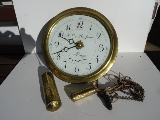 Oud uurwerk van ROUFSEAU in Luik, Antiek en Kunst, Ophalen of Verzenden