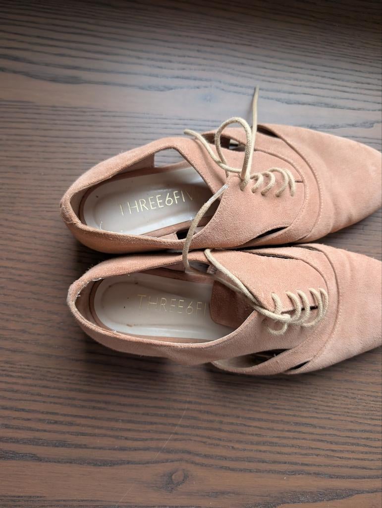 Three6five zomerschoenen met veter en sierdetail maat 39, Dansschoenen, Ophalen of Verzenden, Roze, Gedragen