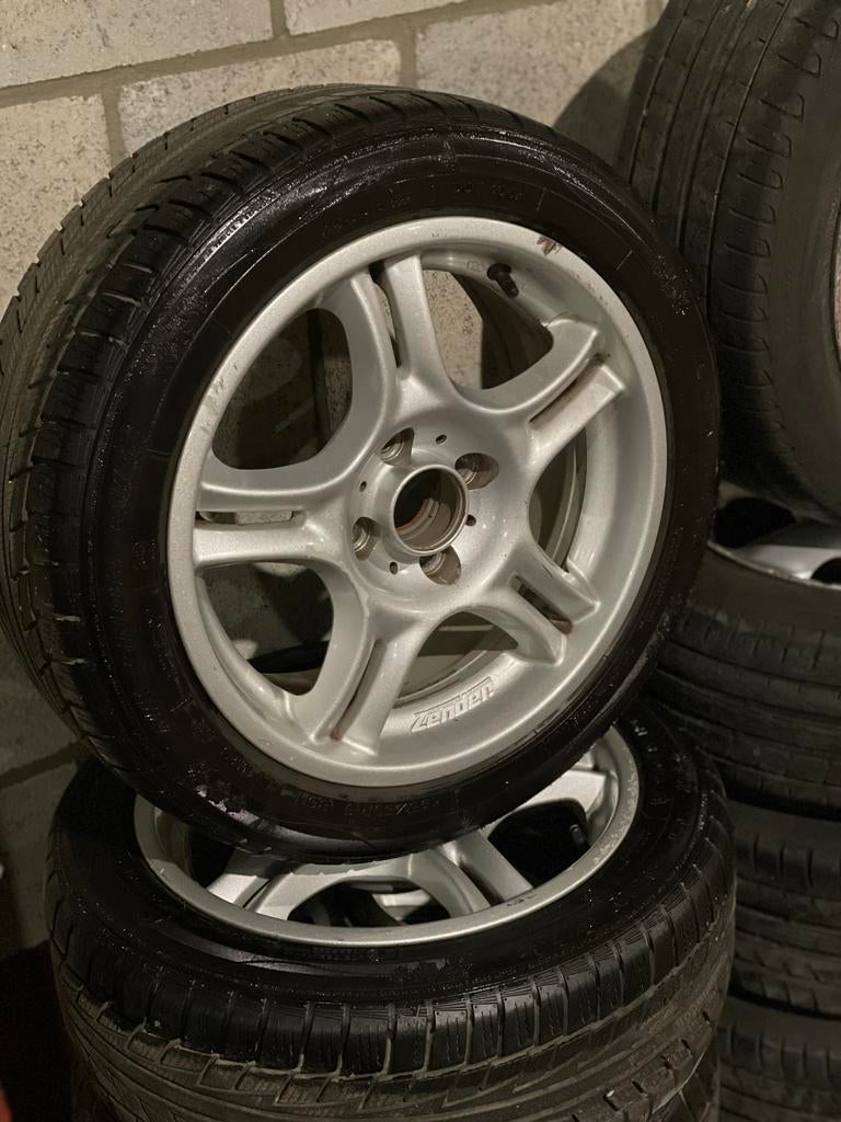 Mazda MX-5 Zender lichtmetalen velgen 4X100 15 inch, Ophalen, Gebruikt, 15 inch, Banden en Velgen