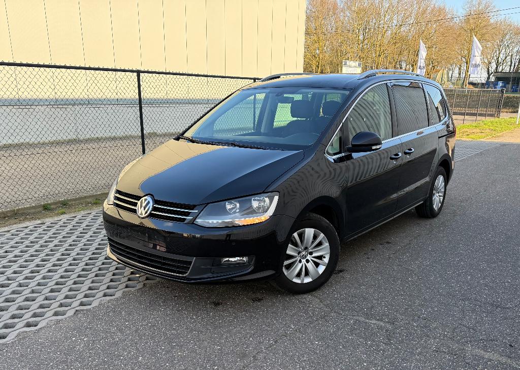 Vw Sharan 2.0 TDi 150Pk 2018Euro6 7plaats, Auto's, Volkswagen, Parkeersensor, Zwart, 5 deurs, Particulier