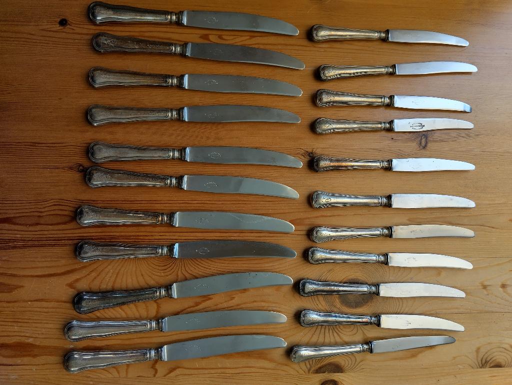 Verzilverd bestek, schotels en kommen, Antiek en Kunst, Ophalen of Verzenden, Zilver