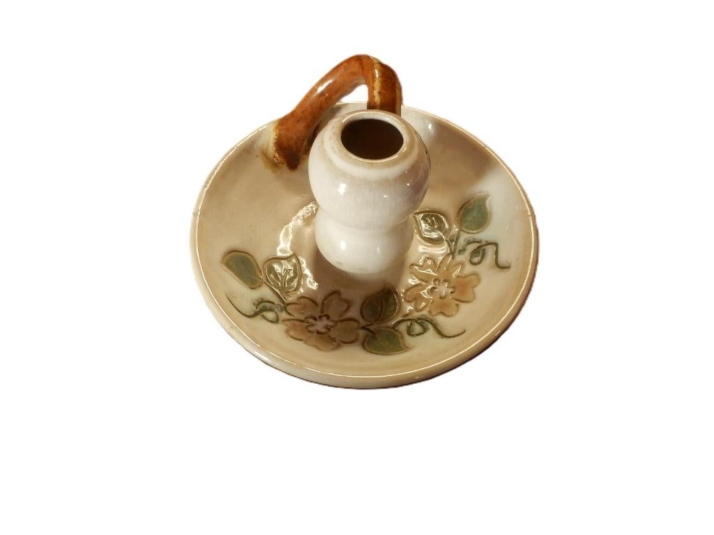 (69)- 1 bougeoir - poterie lardinois -, Antiquités & Art, Enlèvement ou Envoi