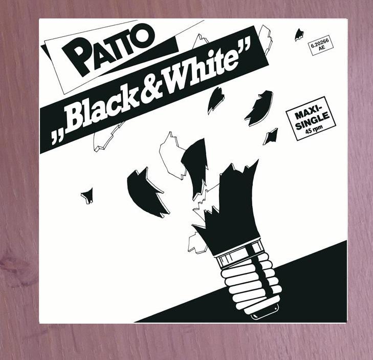 12" Maxi -  Patto ‎– Black And White, Cd's en Dvd's, Vinyl | Hiphop en Rap, Zo goed als nieuw, 12 inch, Ophalen of Verzenden