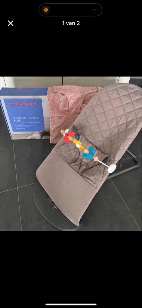 Baby bjorn wipstoel, Kinderen en Baby's, Wipstoeltjes, Verstelbaar, Wipstoel, Zo goed als nieuw, Ophalen