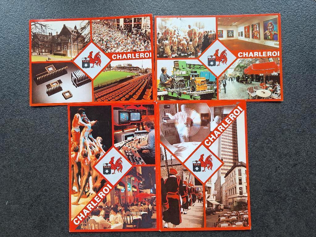 4 CPAS Charleroi (promotion BBL, CGER, ....), Enlèvement, 1960 à 1980, Non affranchie, Hainaut