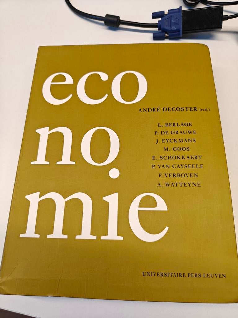 J. Eyckmans - Economie, Boeken, Economie, Management en Marketing, Ophalen, J. Eyckmans; Marluce Goos; F. Verboven; P. de Grauwe; L. Berl...