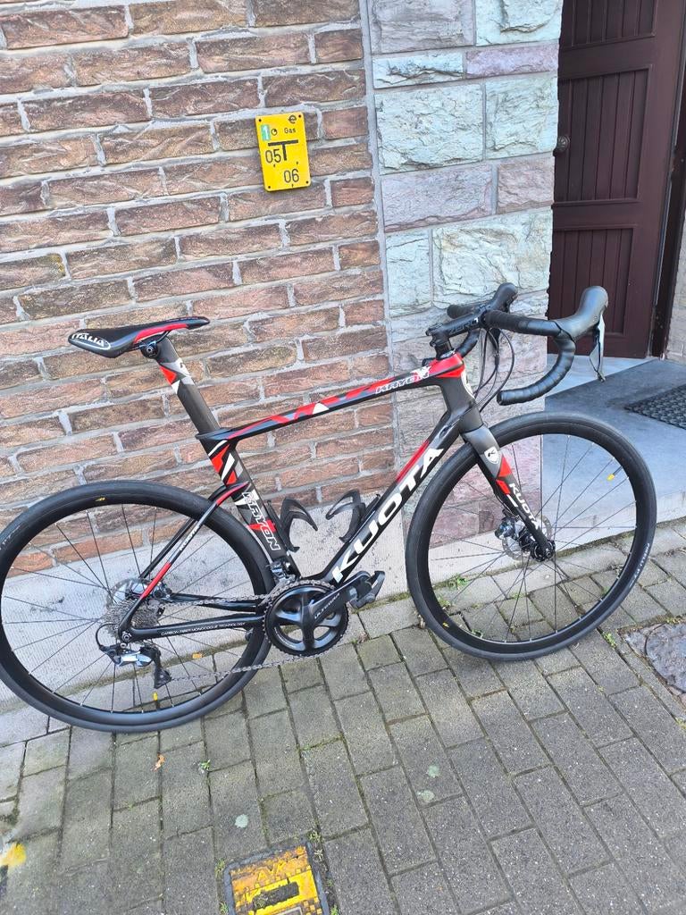 Racefiets kuato kryon ultegra disc full carbone super etat, Enlèvement, Carbone