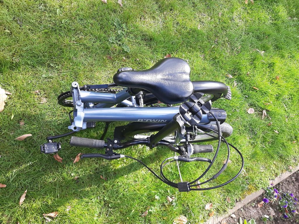 B’TWIN oxylane plooifiets met opties– Zo goed als nieuw!, Ophalen, Versnellingen, Zo goed als nieuw, Totaal opvouwbaar