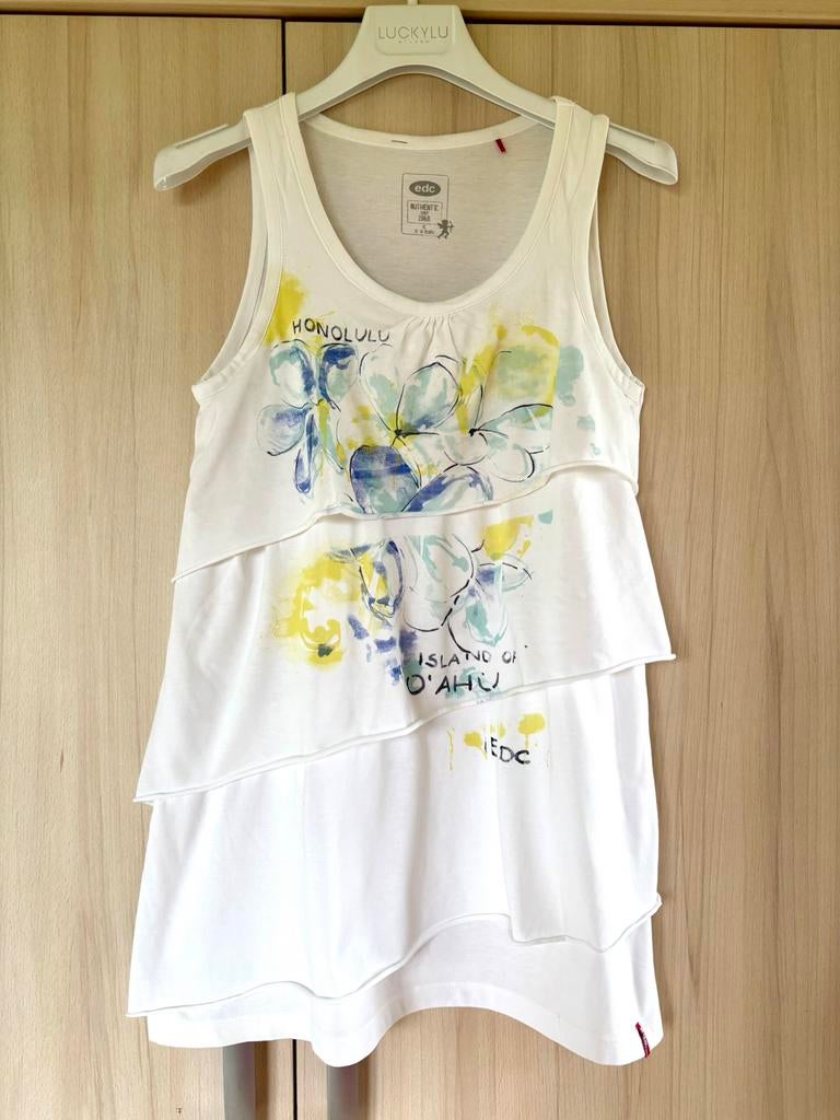 Wit topje EDC maat 15-16 jaar Nieuw - €3, Kinderen en Baby's, Kinderkleding | Maat 176, Ophalen of Verzenden, Nieuw, Meisje, Shirt of Longsleeve