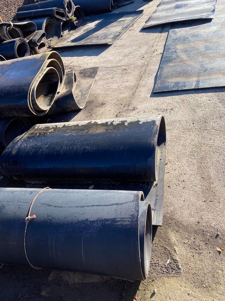 Rubbermatten op 10 meter lang