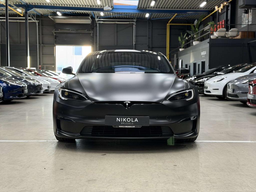 Tesla Model S PLAID - 1020 HP - 21" WHEELS - FACELIFT -AUTOP, Auto's, Tesla, Automaat, 75 kW, Gebruikt, https://public.car-pass.be/vhr/e6cb6484-92f2-4add-9d29-19ee0e6aea2a