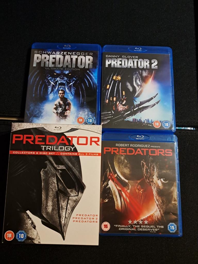 Coffret de 6 disques Blu Ray Predator Trilogy Collector, CD & DVD, Enlèvement, Comme neuf, Horreur, Coffret