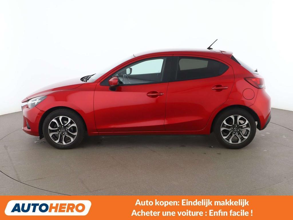 Mazda 2 1.5 Diesel Exclusive-Line (bj 2016), Auto's, Mazda, Voorwielaandrijving, Gebruikt, Zwart, 5 deurs