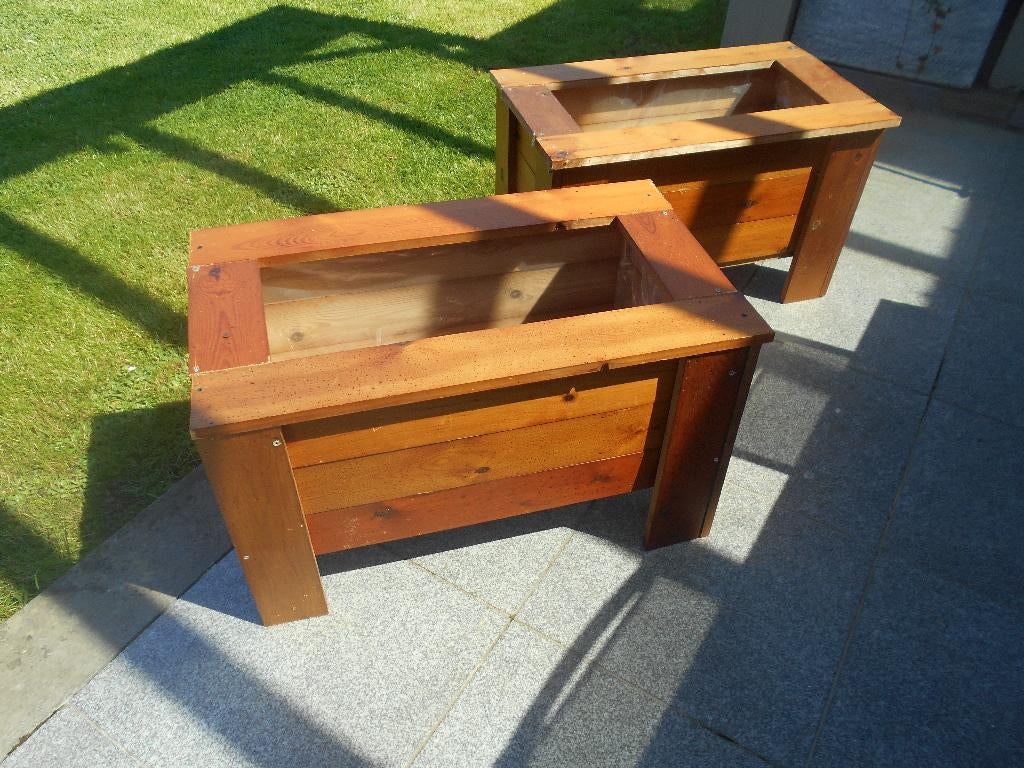 JARDINIERE EN BOIS, Comme neuf, 30 à 60 cm, Enlèvement, 60 à 100 cm