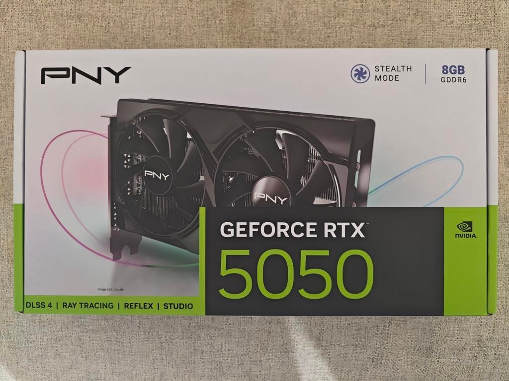 PNY RTX 5050 8 GB GDDR6 - Nieuw/verzegeld, Computers en Software, Videokaarten, GDDR6, Nieuw, Ophalen of Verzenden, HDMI