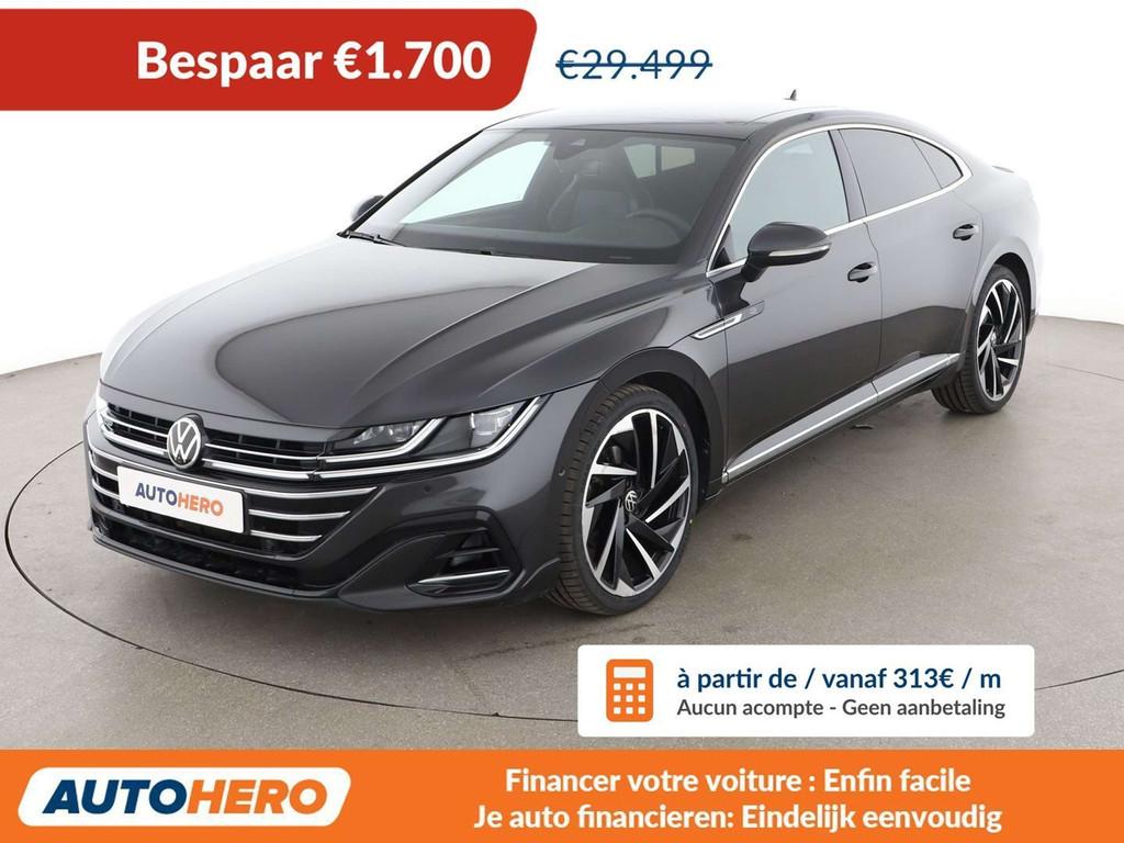Volkswagen Arteon 2.0 TSI R-Line (bj 2021, automaat), Auto's, Volkswagen, Arteon, 1984 cc, 180 g/km, Leder