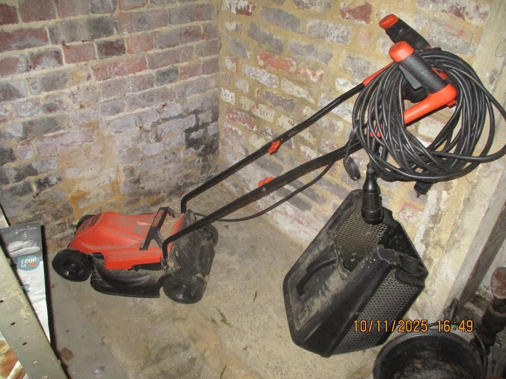 tondeuse a gazon, Tondeuse rotative, Enlèvement, Utilisé, Sac de ramassage