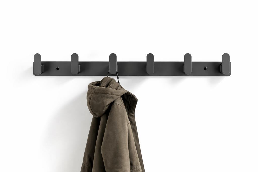 Grote partij mat zwarte kapstokken - industriële stijgt, Maison & Meubles, Accessoires pour la Maison | Portemanteaux, Comme neuf