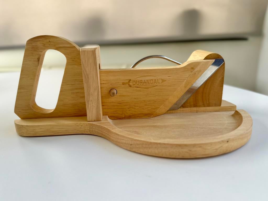 Durandal houten snijmachine, Huis en Inrichting, Woonaccessoires | Dienbladen, Zo goed als nieuw, Hout, Ophalen