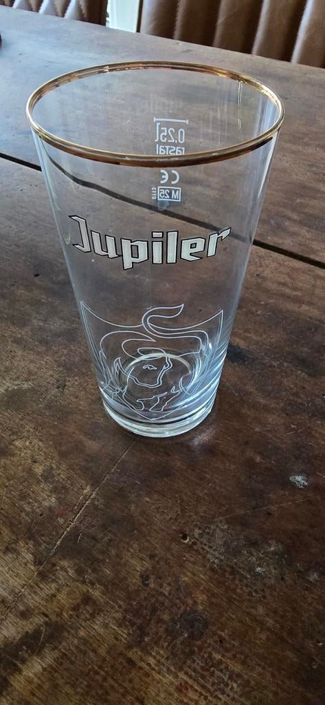 Jupiler boerkes glas, Verzamelen, Glas en Drinkglazen, Ophalen of Verzenden