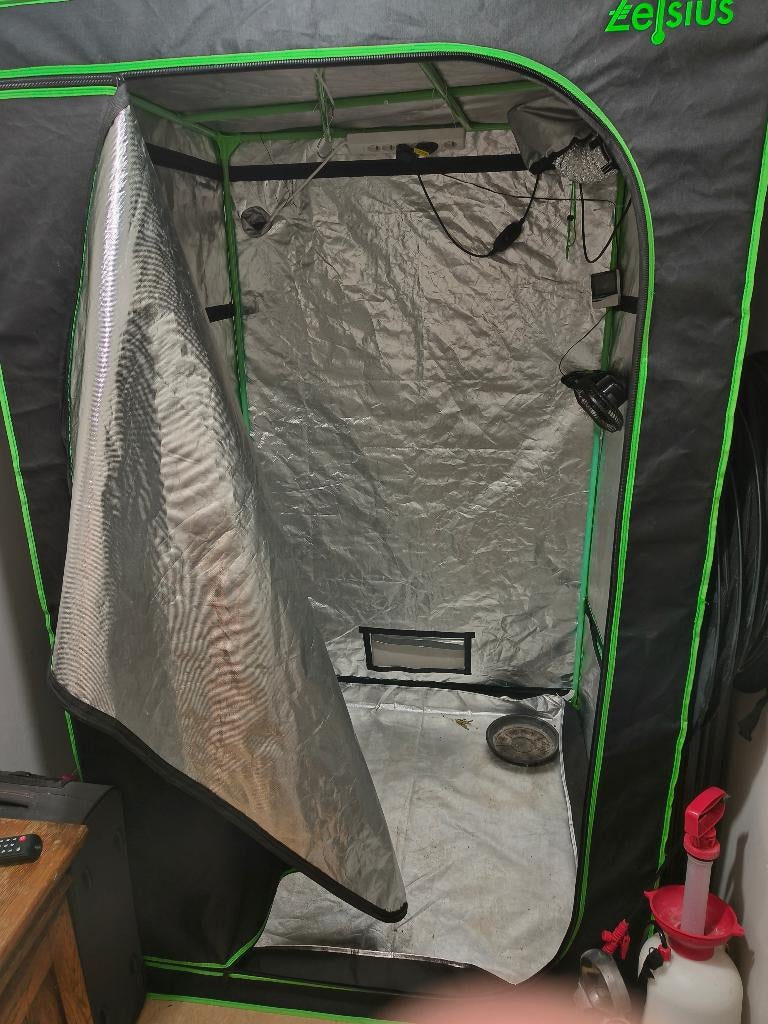 Kweektent 1.2m-1.2m-2 m, Enlèvement, Utilisé, Tente de culture