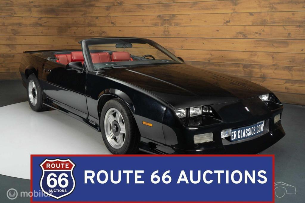 Chevrolet Camaro RS | 1991 | Route 66 Auctions, Chevrolet, Zwart, Bedrijf, Handgeschakeld