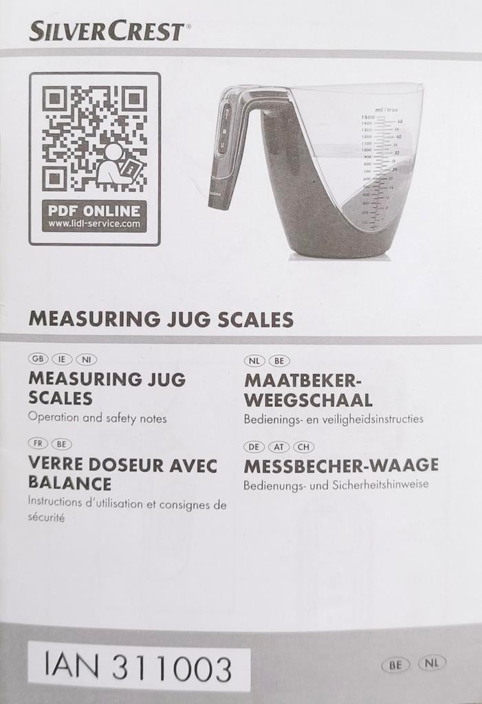 Silvercrest Maatbeker Weegschaal, Antiek en Kunst, Ophalen