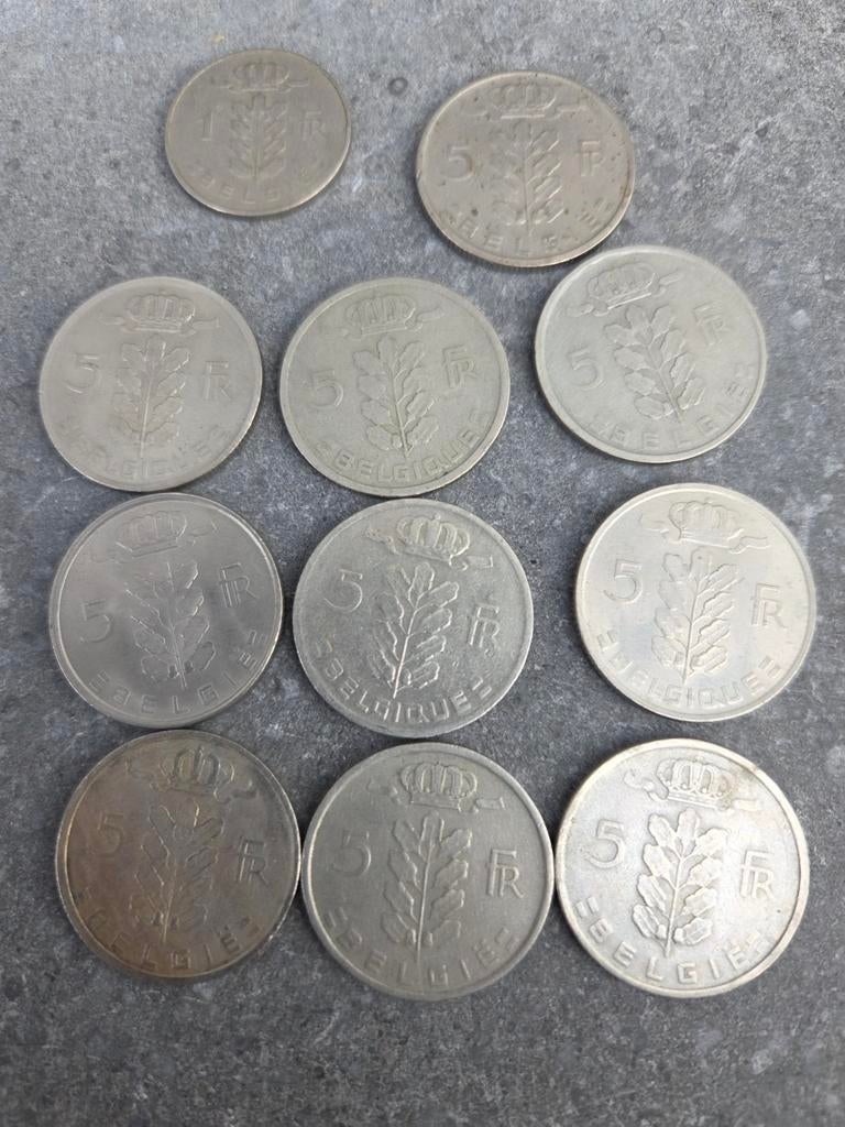 Belgische 5franken munten, Ophalen of Verzenden