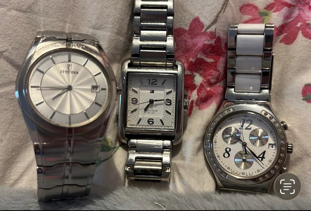 Horloges, Handtassen en Accessoires, Horloges | Heren, Overige materialen, Polshorloge, Overige materialen, Zo goed als nieuw
