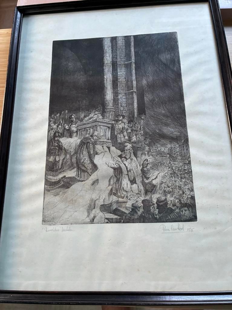 Rumoldus Malines 1975, Antiquités & Art, Art | Eaux-fortes & Gravures, Enlèvement