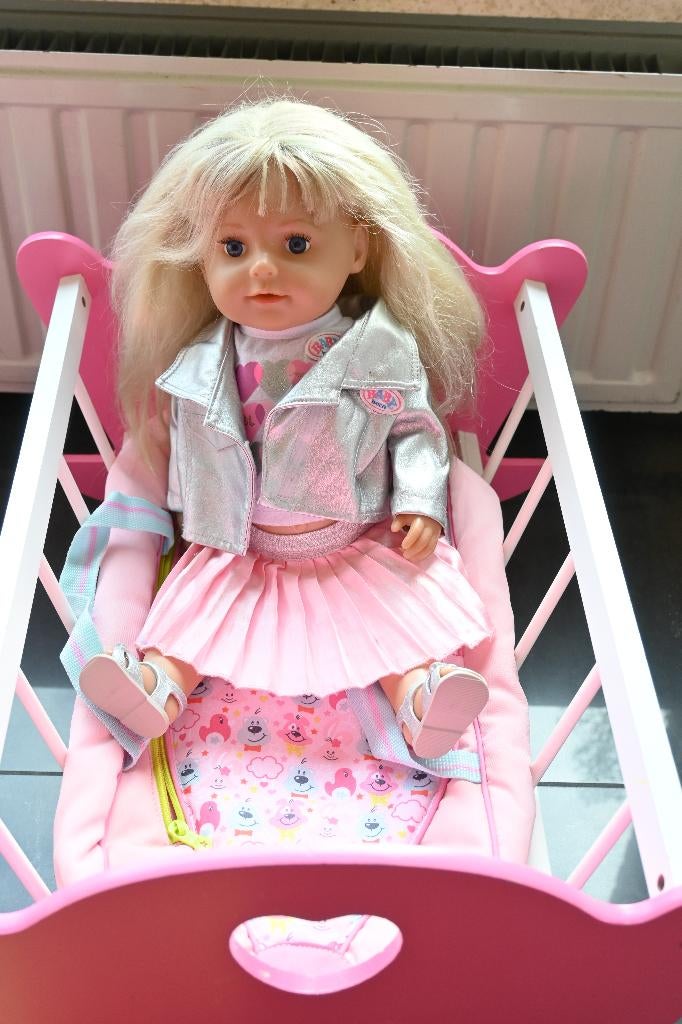 BabyBorn pop, kledij, slaapzak, wieg, kast & accessoires, Ophalen, Zo goed als nieuw, Overige typen