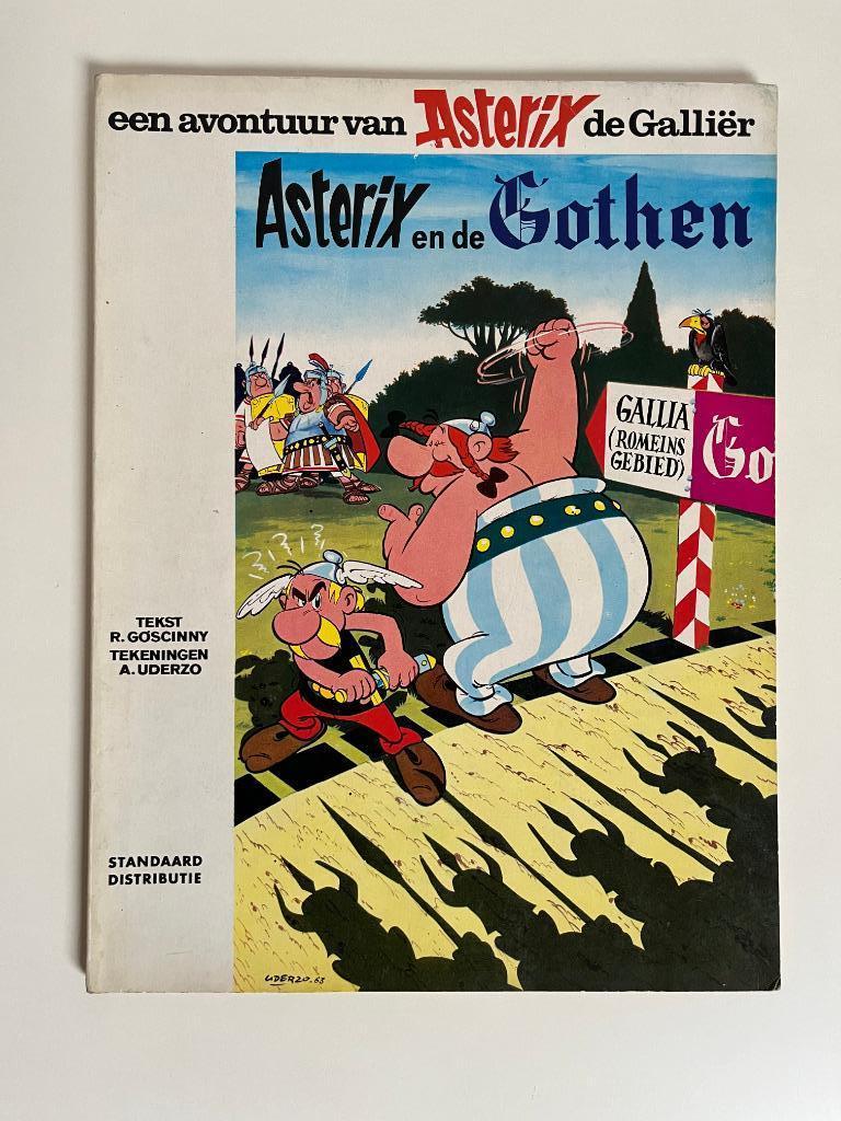 Asterix 3 - Asterix en de Gothen - 1e druk 1968, Livres, Envoi, Goscinny - Uderzo