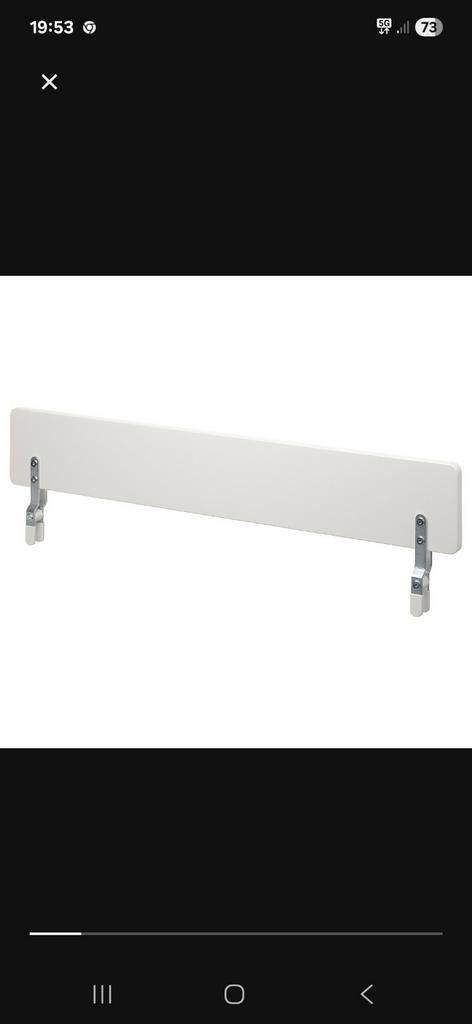 Barrière de lit, Enlèvement, Utilisé