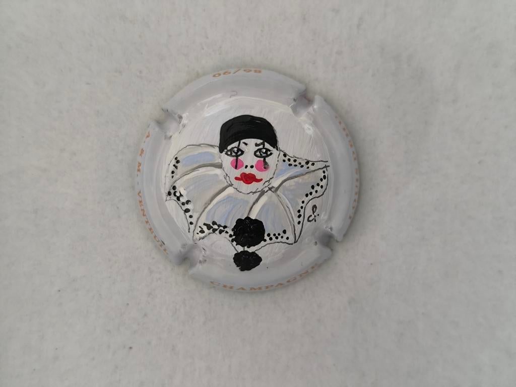 Dehu L , Pierrot, clown en Palm à 90 expl, Enlèvement ou Envoi