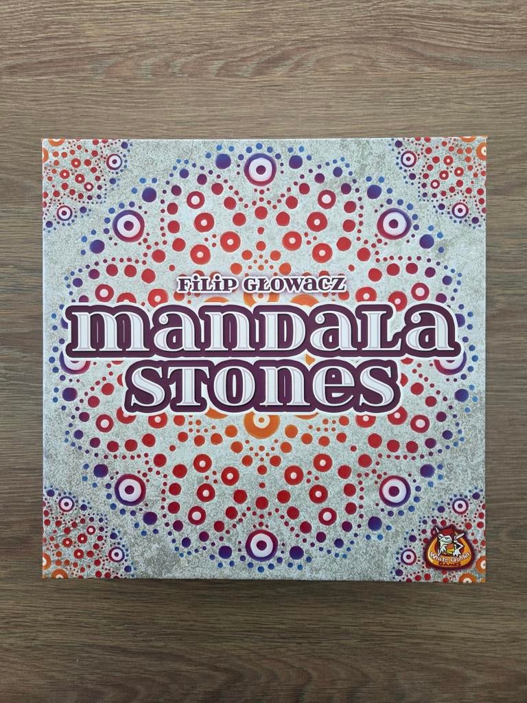 Spel Mandala stones, Hobby en Vrije tijd, Gezelschapsspellen | Bordspellen, Een of twee spelers, Ophalen, Nieuw, White Goblin Games