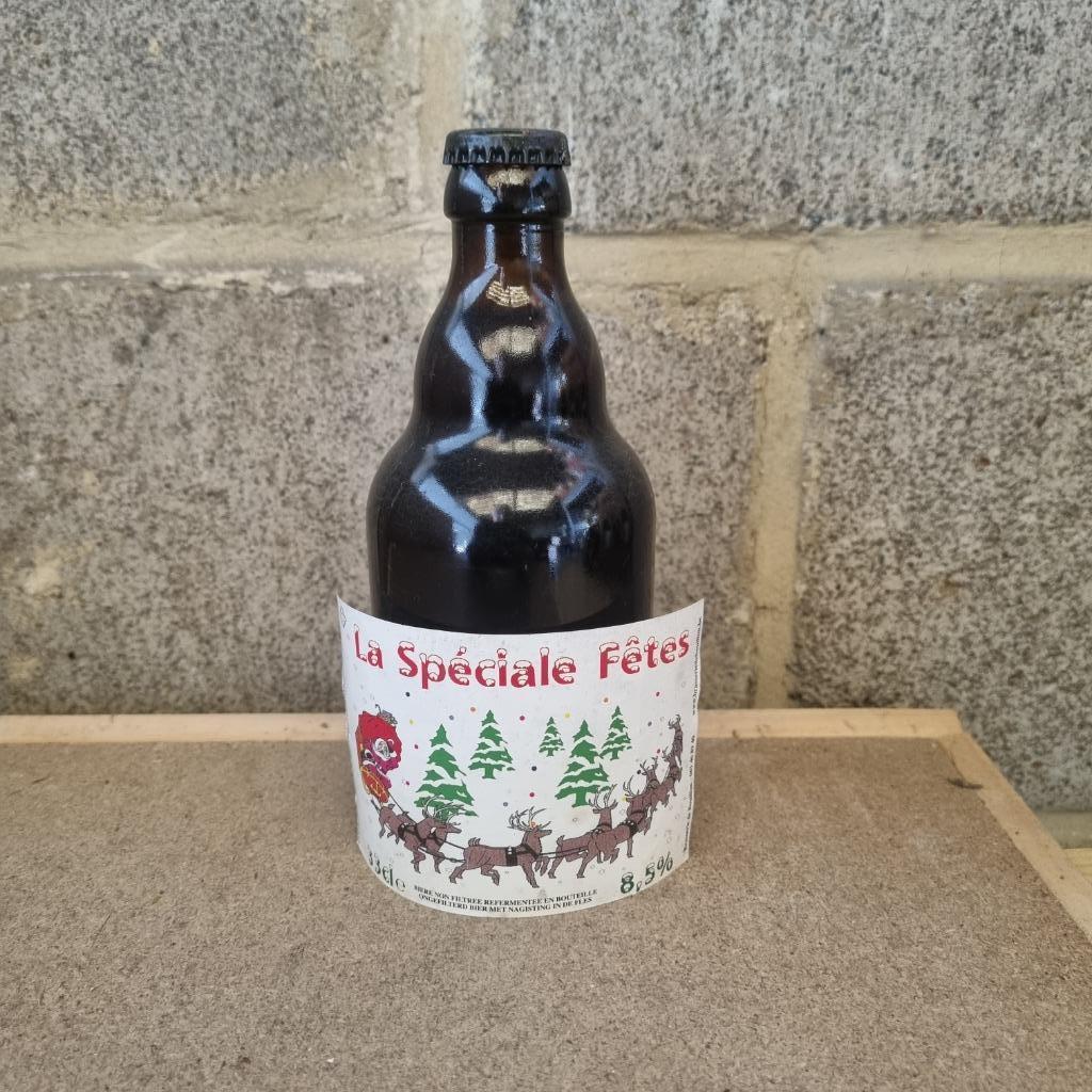Bouteille de bière La Spéciale Fêtes, Collections, Marques de bière, Enlèvement, Utilisé, Bouteille(s), Autres marques