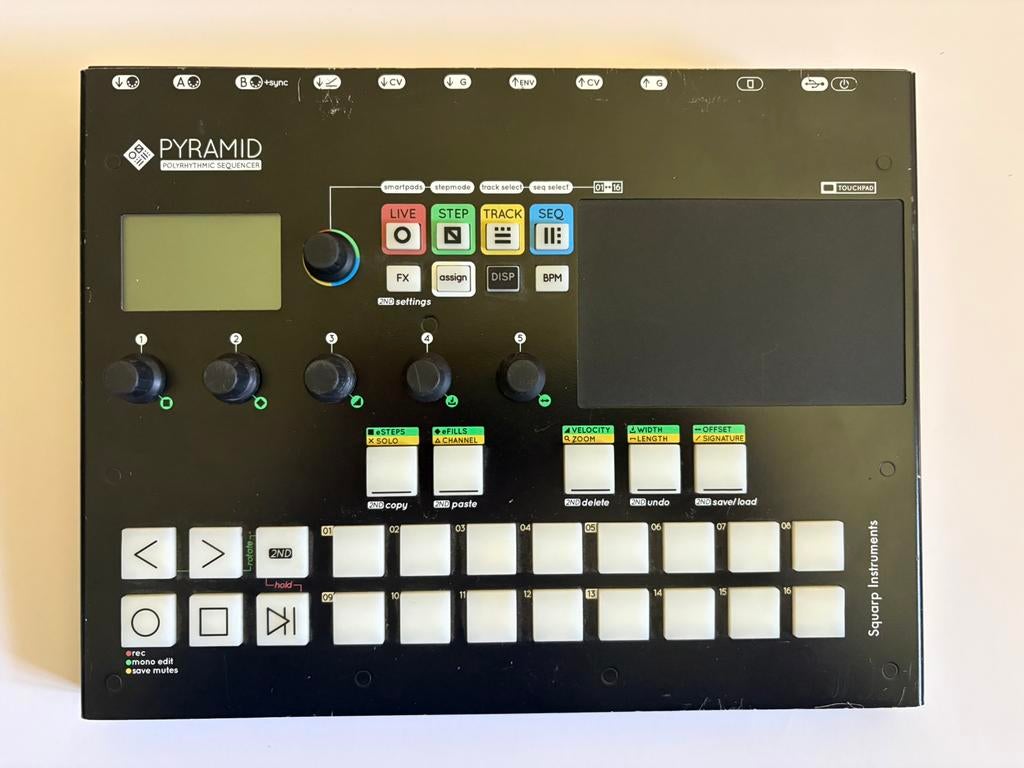 Squarp Pyramid MK1 hardware MIDI sequencer, Ophalen of Verzenden, Gebruikt