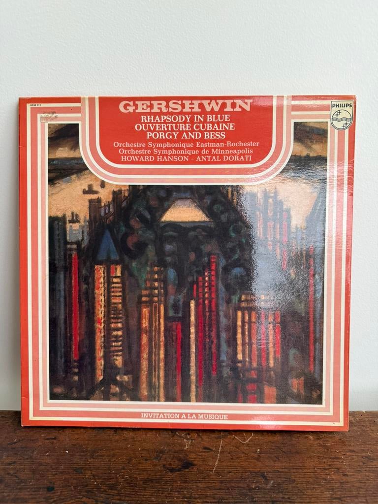 Vintage Philips vinyl LP van George Gershwin, Cd's en Dvd's, Vinyl | Klassiek, Ophalen, Zo goed als nieuw