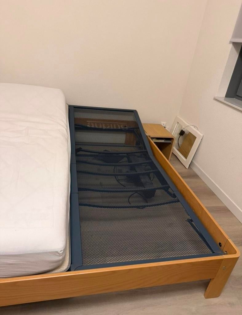 Lit Auping Auronde 180 x 210 cm avec 2 tables d'appoint, Enlèvement ou Envoi