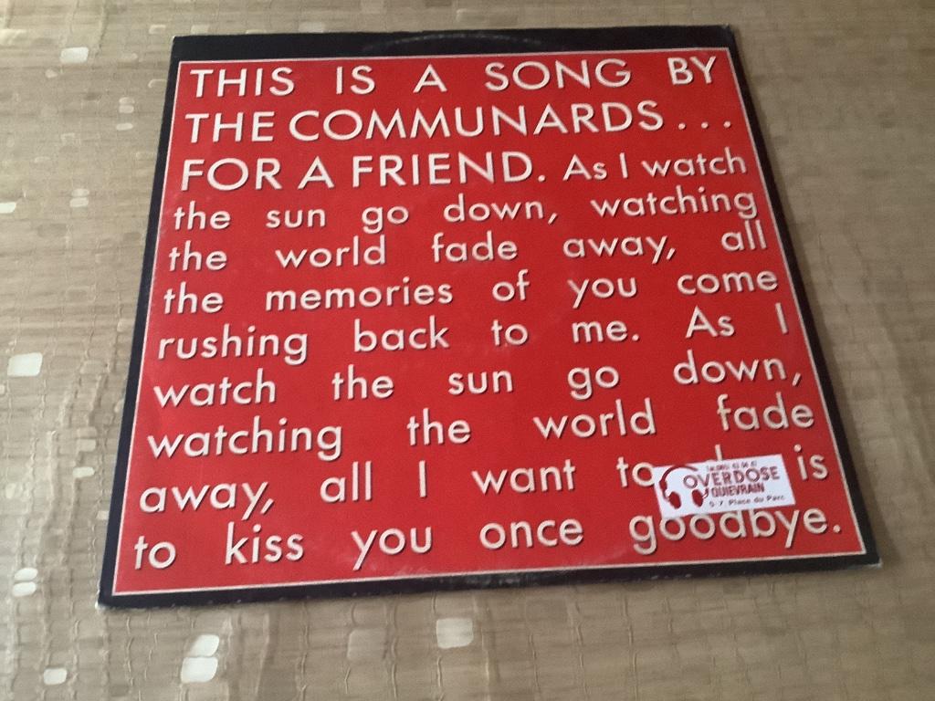 Maxi 45 tours vinyles de the communards, CD & DVD, Vinyles | Pop, Enlèvement, 1980 à 2000, Utilisé, 12 pouces