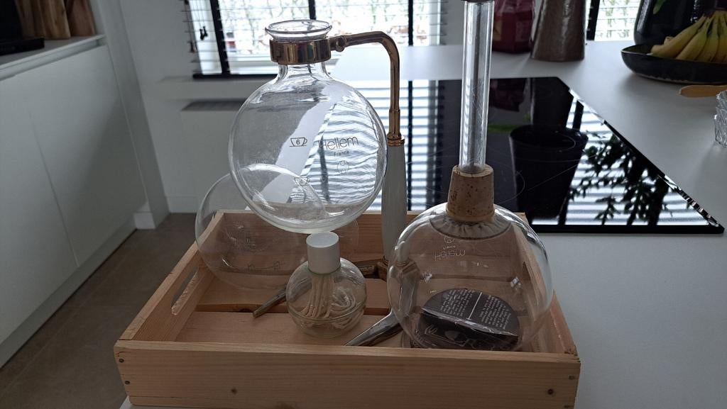 Cona vintage koffiezet, inclusief extra reserve bol, Ophalen