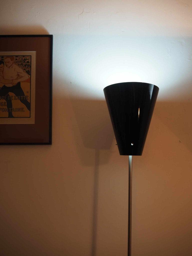 Massive staande lamp in art deco stijl, Huis en Inrichting, Lampen | Vloerlampen, Ophalen, Zo goed als nieuw, Art deco, 150 tot 200 cm