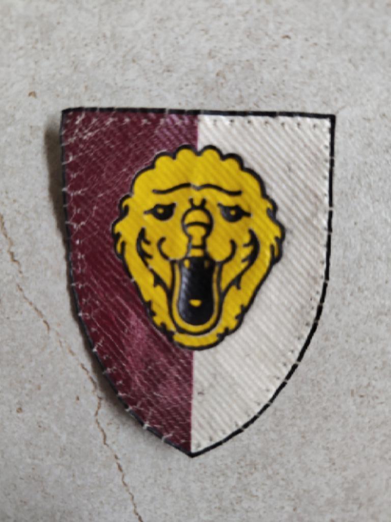 mouwinsigne 1 Belgisch Korps -6de Pantserdivisie, Ophalen of Verzenden, Landmacht, Embleem of Badge
