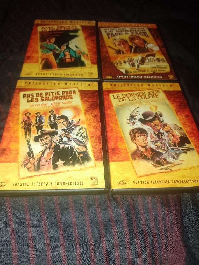 A vendre lot de 4 DVD collection Western, CD & DVD, DVD | Action, Comme neuf, Action, À partir de 9 ans, Enlèvement ou Envoi